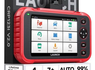 Unlimited Use free update lifetime no subscription Launch 123x car diagnostics tool NEW 7 reset function NEW