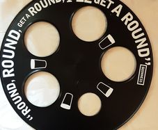 round Guinness tray, getting the round in