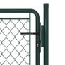 Garden Gate Steel 100x100 cm Green Image 3