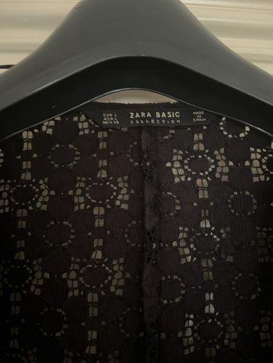 Zara black jacket size 14