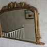 Vintage gold ornate wall mirror Image 2