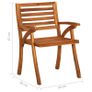 Garden Chairs 8 pcs Solid Acacia Wood Image 7