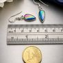 925 Sterling Silver & Dichroic Glass Earrings Image 8