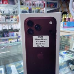 iPhone 18 Pro Max 256GB Burgundy - EU STOCK