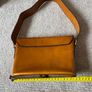 Vintage Micarl French Leather Shoulder Bag Tan Cognac Image 7