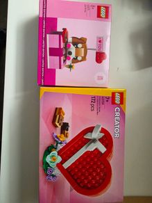 2x LEGO sets love gift box and Valentines 40679 40759