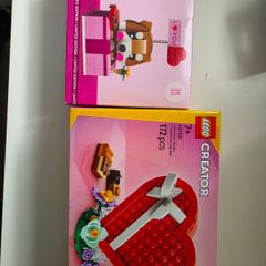 2x LEGO sets love gift box and Valentines 40679 40759