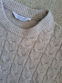 Beige Knitted Jumper 8-9