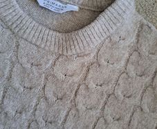 Beige Knitted Jumper 8-9