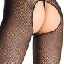 Black Fishnet Crotchless Panyhouse Leg Avenue brand NEW with box Image 2