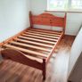 Wooden Double Bed Frame with Mattress Image 2
