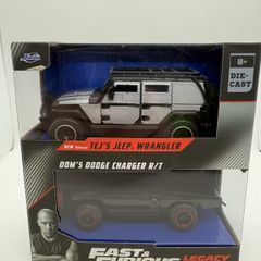 Jada Fast and Furious Twin Set Chevrolet Camaro and Dodge Charger 1:32 Diecast die cast model cars