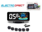 Car Parking Sensor System with LCD Distance Display and Voice Warning