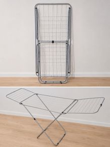 Foldable Metal Clothing Drying Rack Laundry
