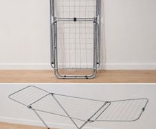 Foldable Metal Clothing Drying Rack Laundry