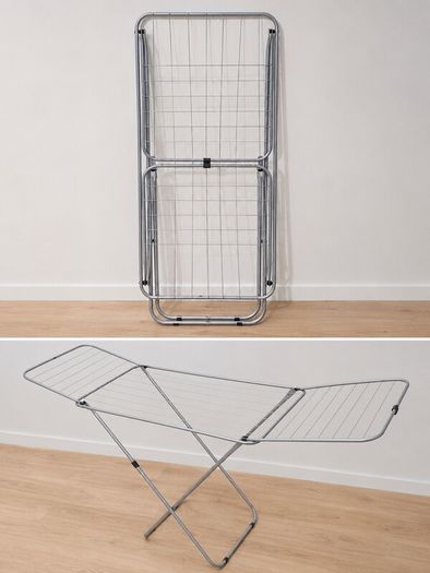 Foldable Metal Clothing Drying Rack Laundry
