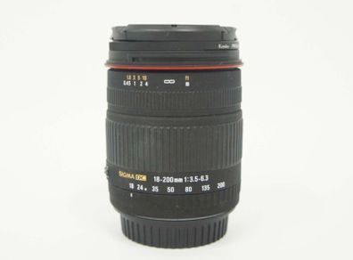 Sigma 18-20Omm 1:3.5-6.3
