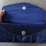 Bijoux Terner blue beaded bag clutch in excellent condition and never used in excellent condition with no issues see last few photos for exact measurements FREE STANDARD POSTAGE INCLUDED Image 9