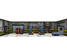 Vintage/Old School Backstage Wrestling Playset (Extreme Sets)