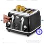 4 slice toaster black Image 2