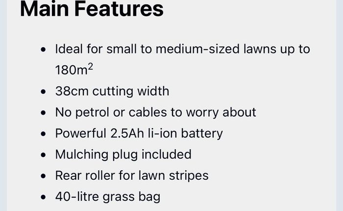 Cordless Electric Lawnmower