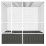 Bird Cage Anthracite 213.5x217.5x211.5 cm Galvanised Steel Image 4
