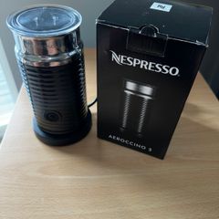 Nespresso Aeroccino3 Milk Frother, Black