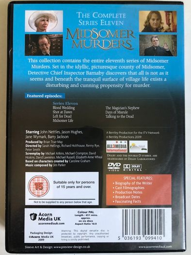 Midsummer Murders [(2008-2010] Season 11 [TV DVD Boxset]