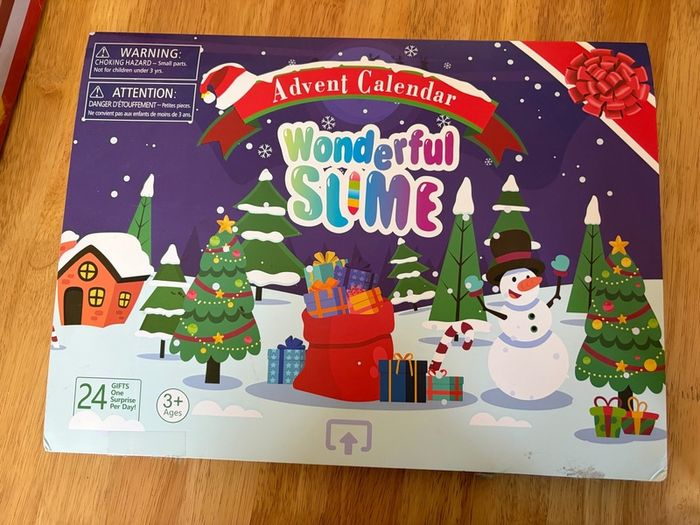 Slime advent calendar