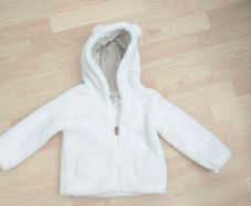 Baby fluffy zip up top - 24 months NEW