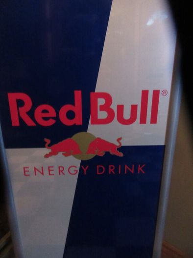 Red Bull Metal Sign