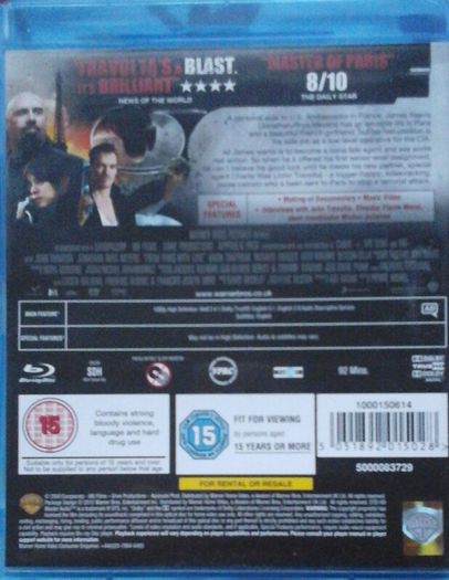 From Paris With Love (2010) [Blu-ray Movie]From Paris With Love (2010) John Travolta & Johnathan Rhys Meyers [Blu-ray Movie]