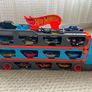 Hotwheels Truck Set with Many Extra Cars Image 3