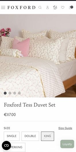 Foxford - Tess Duvet Set - King