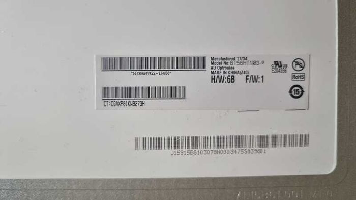 laptop 15.6 LED screen, used, working, 5 euro both.