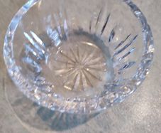 Vintage SUGAR  Crystal Bowl Cut Glass Lead Crystal .