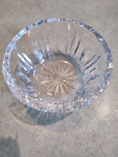 Vintage SUGAR  Crystal Bowl Cut Glass Lead Crystal .