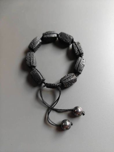 Natural Volcanic Lava Rock Bracelet