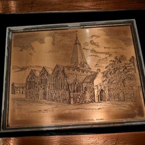 Copper plate picture Galway