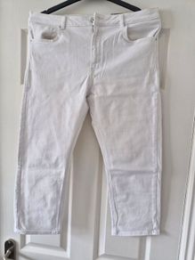 White Short Jeans