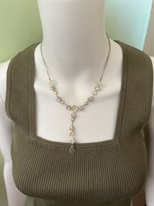 necklace- silver tone