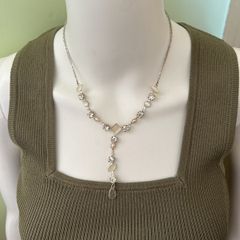 necklace- silver tone
