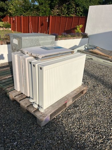 boiler, rads and accessories
