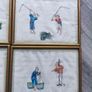 8 Chinese rice paper paintings for quick sale Image 4