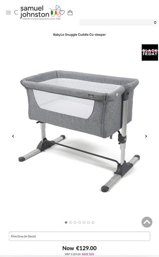 Cot Bed Babylo Snuggle Cuddle