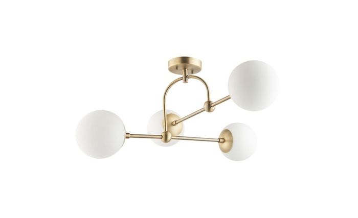 antique brass ceiling light