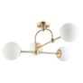 antique brass ceiling light Image 2