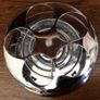 Vintage Condiment Creut Set Glass And Stainless Steel  Complete Vgc Image 3