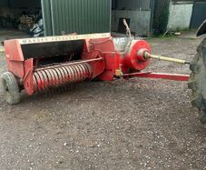 Massey square baler