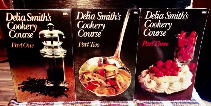 Delia Smith's Cookery Course. Parts 1,2,3.